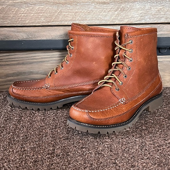 Eastland Charlie water resistant leather boots women's Size 8.5 - Picture 7 of 16